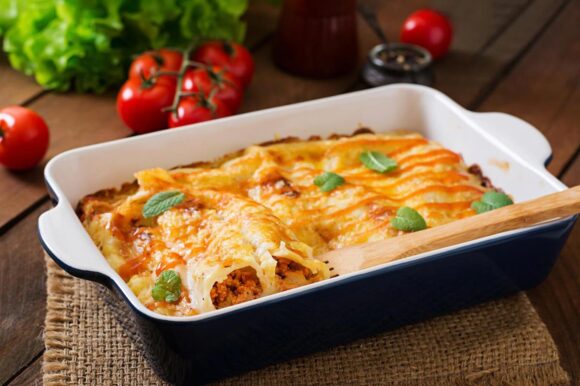 Canelones de atún