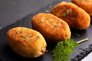 Receta de croquetas de pollo y bacon