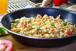 Receta fácil de huevos a la mexicana