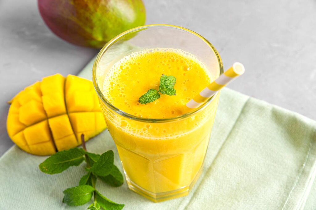 Receta fácil de licuado de mango
