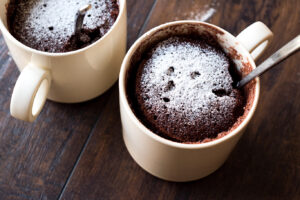 Receta de mug cake de chocolate
