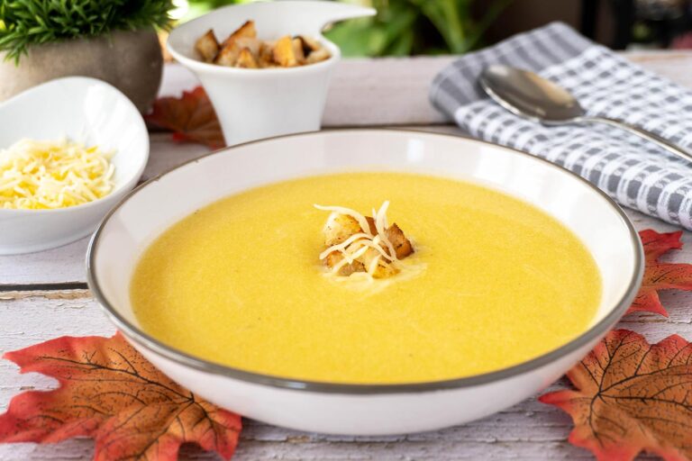 Puré de calabacín y calabaza