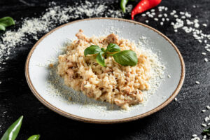 Receta de risotto de pollo