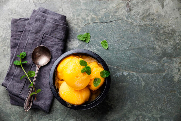 Sorbete de mango