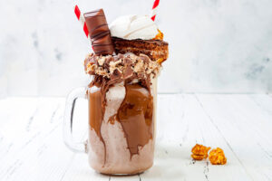 Batido de chocolate y galleta