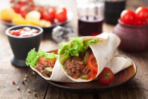 Burritos con tomate