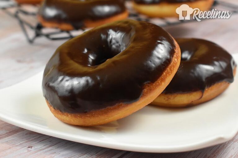 Receta de donuts de chocolate