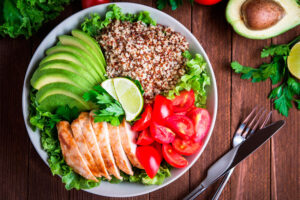 Ensalada con quinoa