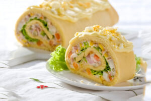 Rollo de patata y atún