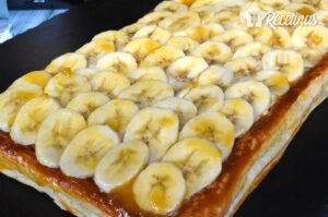 Receta de tarta de plátano