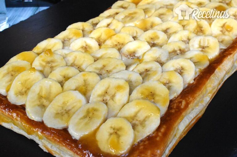 Receta de tarta de plátano