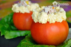 Receta de tomates rellenos de atún