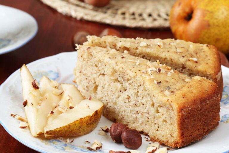 Budín de pera