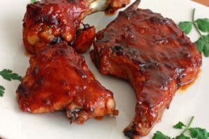 Chuletas en salsa