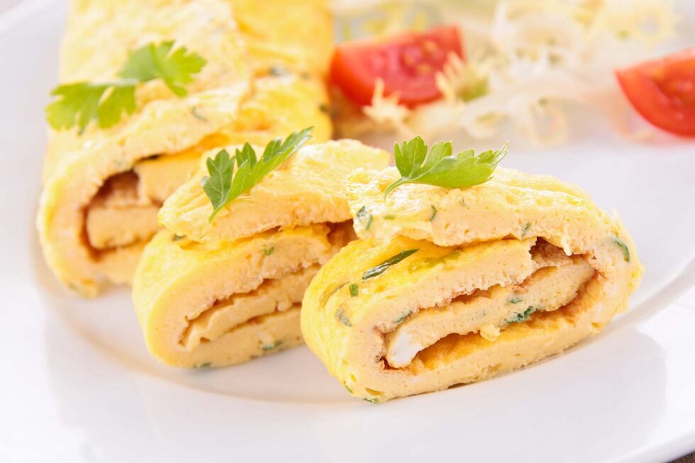Enrollados de tortilla