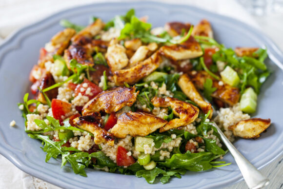 Ensalada de pollo y quinoa