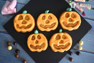 Receta de galletas de mantequilla para Halloween