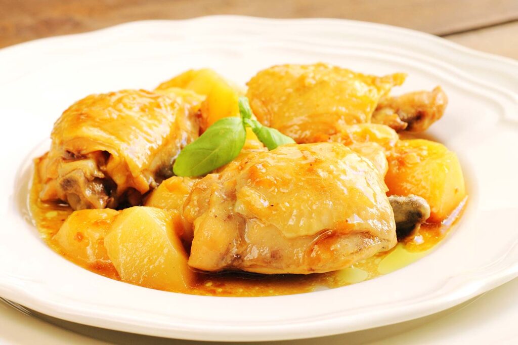 Guiso de pollo con patatas