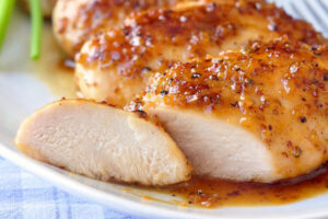 Receta de pechugas de pollo a la miel con mostaza
