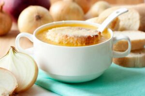 Receta de sopa de cebolla