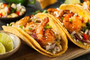 Tacos de camarón
