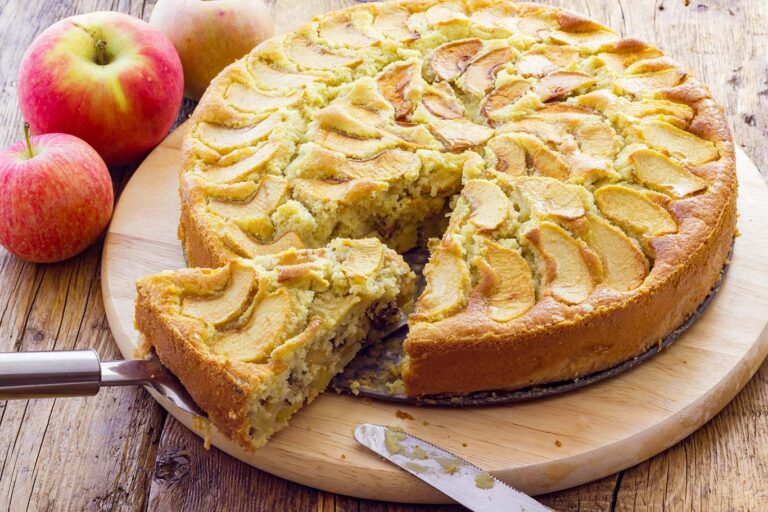 Tarta de manzana al microondas