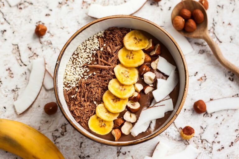 Yogur griego con plátano