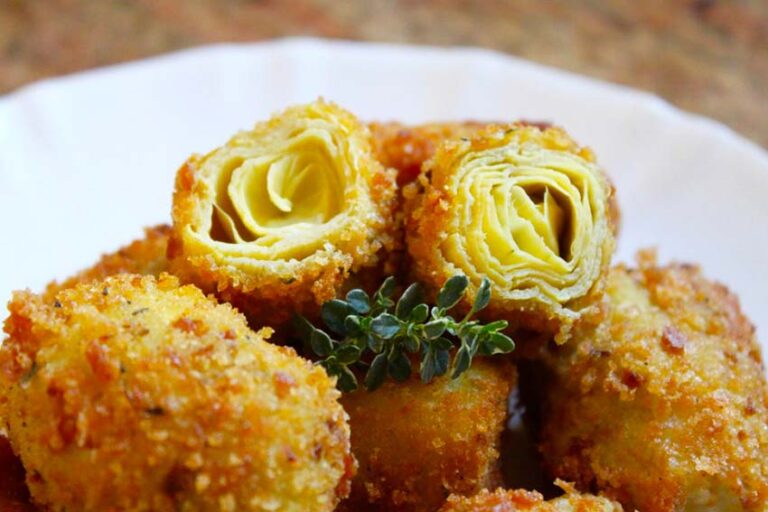 Receta de alcachofas empanizadas