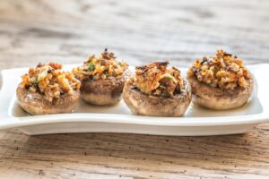 Receta de Champiñones rellenos de beicon