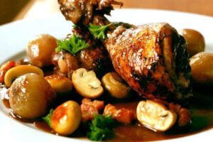 Pollo al vino