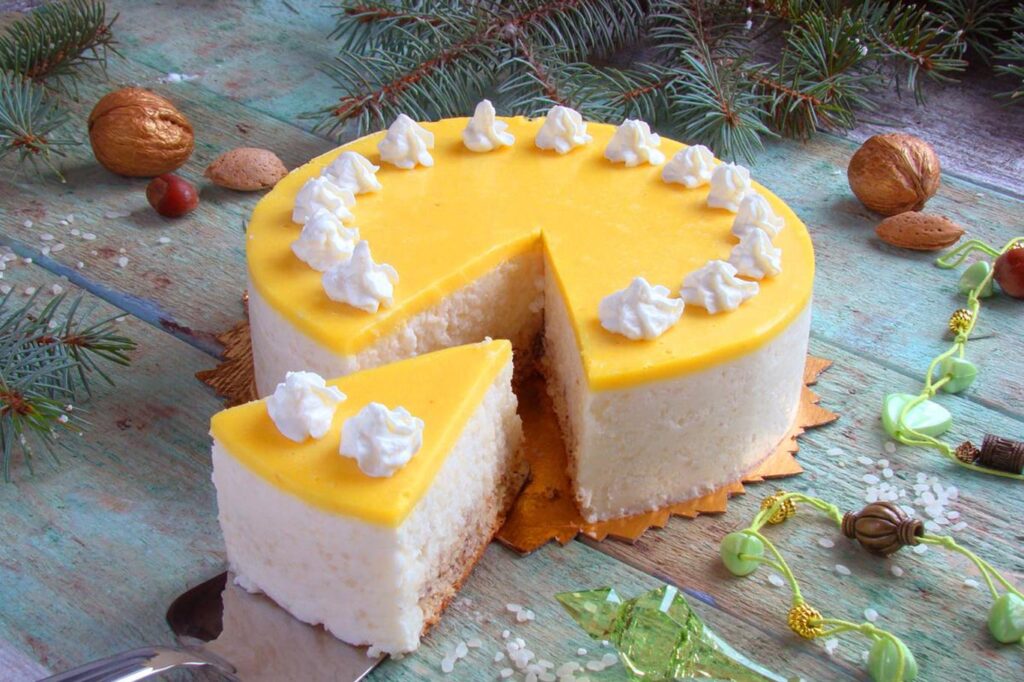 Tarta de piña