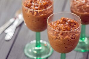 Arroz con leche y chocolate