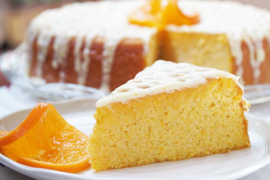 Bizcocho de mandarina
