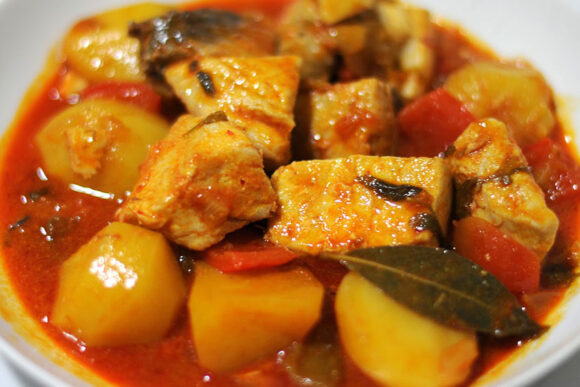 Guiso de atún con patatas