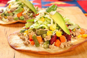 Receta de tostadas de carne picada de cerdo