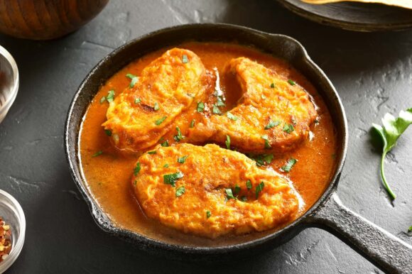 Pescado al curry