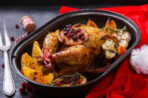 Pollo con adobo de cítricos
