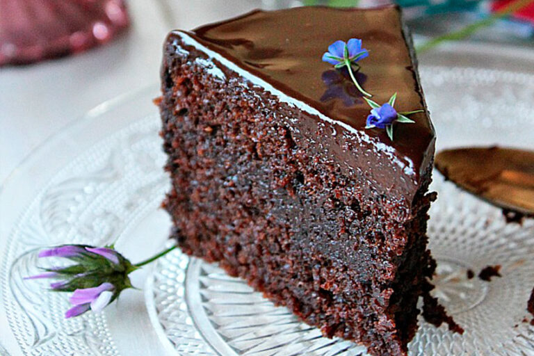 Receta de tarta húmeda de chocolate