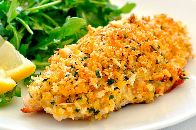 Bacalao al horno con gambas