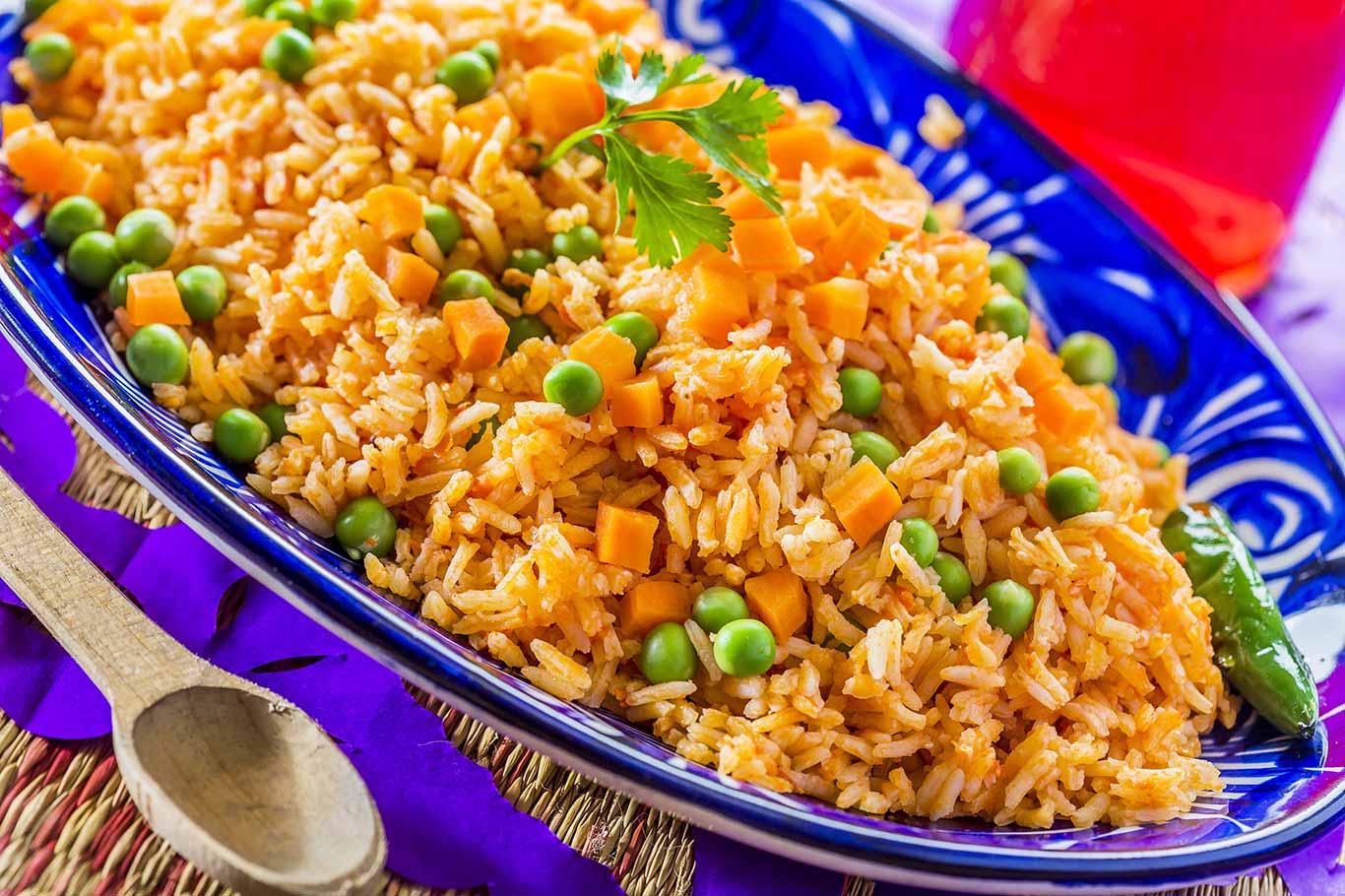 Receta de arroz a la mexicana