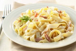 Receta de tagliatelles a la carbonara