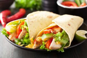 Receta de wrap de pollo