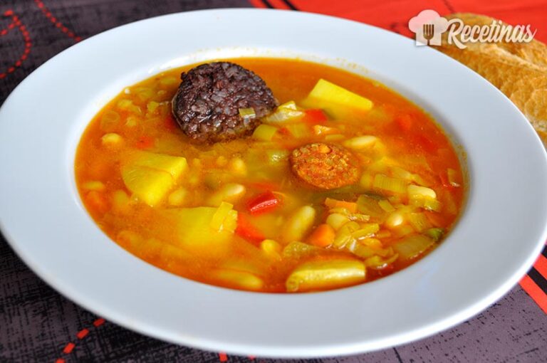 Receta de alubias con chorizo y morcilla