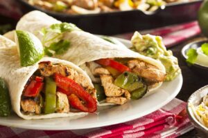 Receta fácil de burritos de pollo