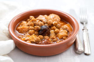 Callos con garbanzos