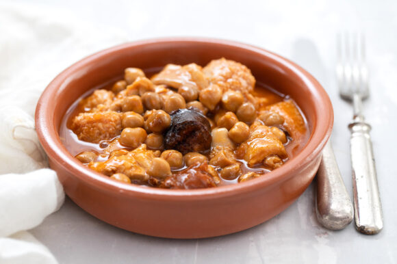 Callos con garbanzos