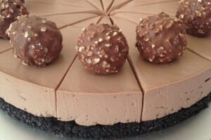 Receta de cheesecake de Nutella
