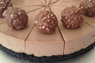 Receta de cheesecake de Nutella