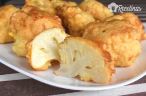 Receta de coliflor rebozada