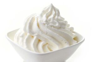 Receta de crema chantilly